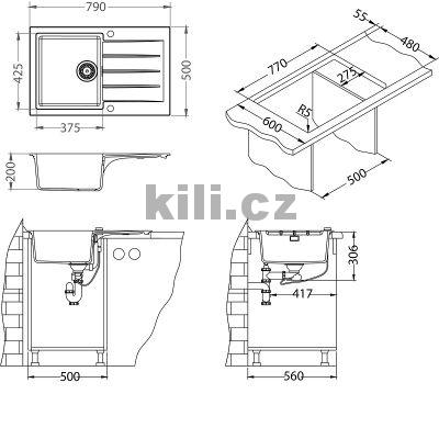 Set D�ez Cadit 20 arctic 11+ baterie Tonia chrom