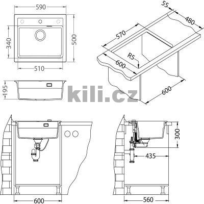 Set D�ez Atrox 30 I 3 1/2" carbon 91 + baterie Nina carbon