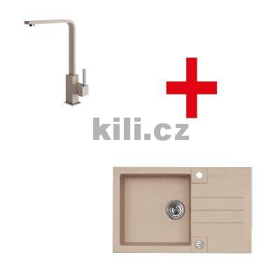 V�ce informac� o v�robku Set D�ez Rock 130 beige 55 3 1/2" + baterie Afra beige 55