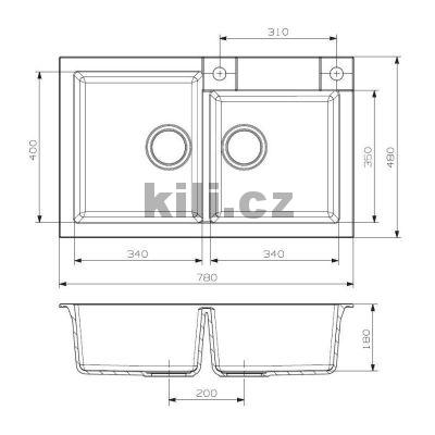 Set D�ez Rock 90 I 3 1/2" beige 55 + baterie Afra beige