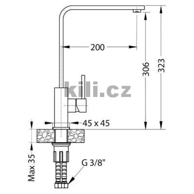 Set D�ez Rock 90 I 3 1/2" beige 55 + baterie Afra beige