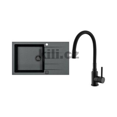 Set D�ez Cadit 40 black edition, black 91 + baterie Mintas �ern� matn�