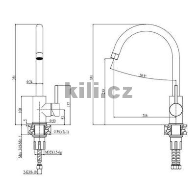 Baterie Elza BRS kart��ovan� nerez
