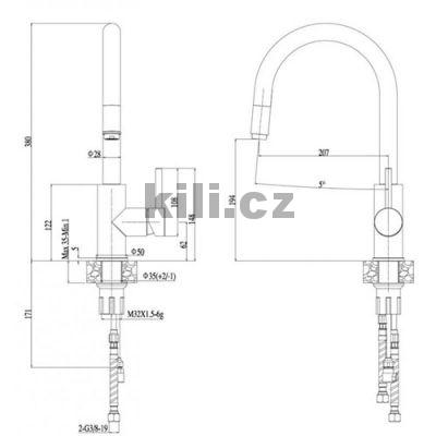 Baterie Delos concrete 81