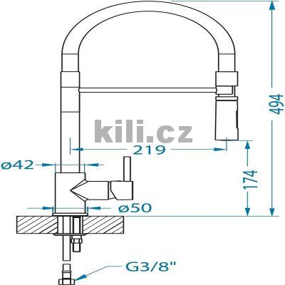 Baterie Lyra - S chrom, sprchov� hlavice