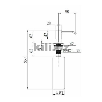 D�vkova� sapon�tu CALLAS BRS karta�ovan� nerez