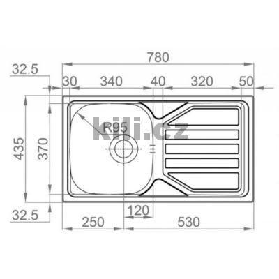 D�ez Okio 780, 3 1/2� nerez matn�, oto�n�, horn�