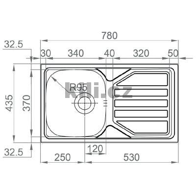 D�ez Okio 780, 3 1/2� nerez matn�, oto�n�, horn�