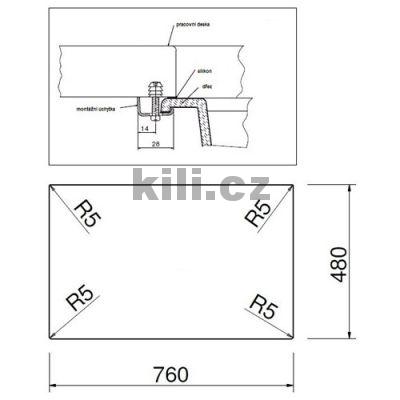 D�ez Amanda 780, 3 1/2� Titanium, oto�n�, horn�/spodn�