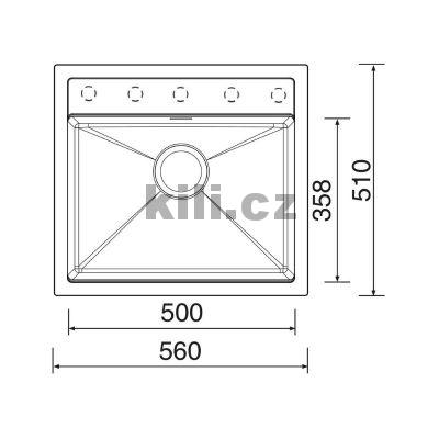 D�ez Solo 560, 3 1/2� Metalblack, bez odkapu, horn�/spodn�