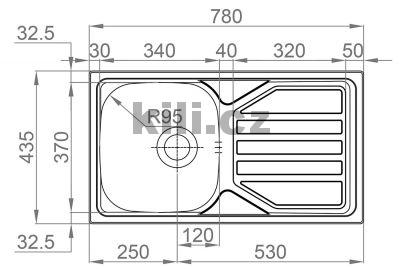 D�ez Okio 780, 3 1/2� nerez le�t�n�, oto�n�, horn�