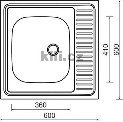 D�ez CLP-D 600 6/4� nerez matn�, oto�n�, celoplo�n�