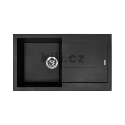 V�ce informac� o v�robku D�ez Amanda 3 1/2" Pureblack, oto�n�, horn�/spodn�