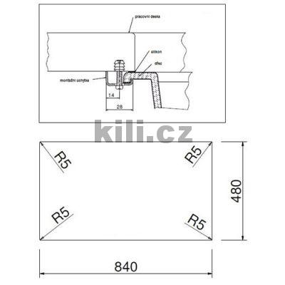 D�ez Amanda 860, 3 1/2� Metalblack, oto�n�, horn�/spodn�