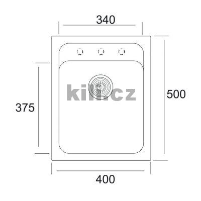 D�ez Classic 400, 3 1/2� Metalblack, bez odkapu, horn�/spodn�