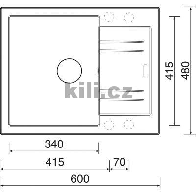 D�ez Linea 600 N, 3 1/2� Metalblack horn� oto�n�
