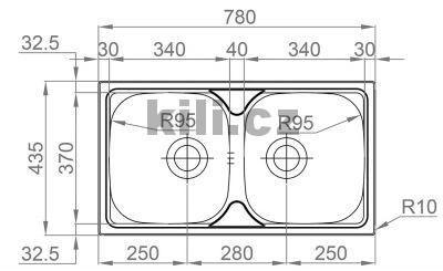 D�ez Okio 780 Duo, 3 1/2� nerez matn�, oto�n�, horn�