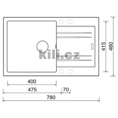 D�ez Linea 780 N, 3 1/2� Metalblack horn� oto�n�