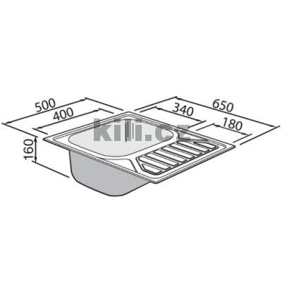 D�ez Okio 650, 3 1/2� nerez matn�, oto�n�, horn�