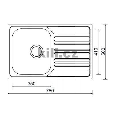 D�ez Star 780, 3 1/2� nerez matn�, oto�n�, horn�
