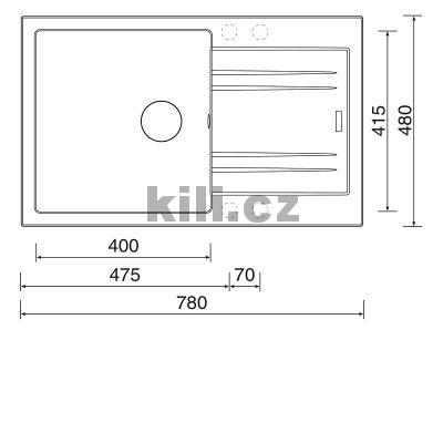 D�ez LINEA 780 N 3 1/2" Milk