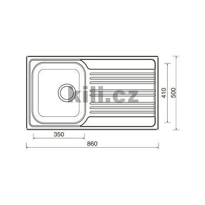 D�ez Star 860 V 3 1/2� nerez matn�, oto�n�, horn�