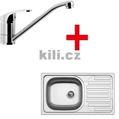 V�ce informac� o v�robku Set d�ez Classic 760 3 1/2� nerez matn� + baterie Pronto chrom lesk