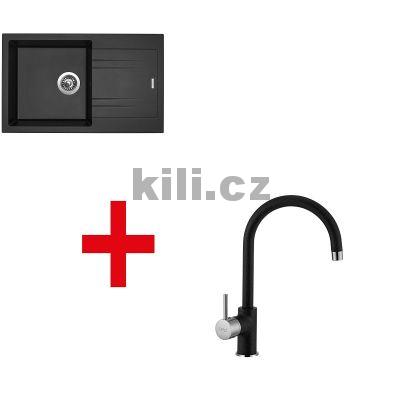 V�ce informac� o v�robku Set d�ez Linea 780N 3 1/2� Metalblack + baterie Vitalia Metalblack