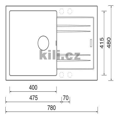 Set d�ez Linea 780N 3 1/2� Sahara + baterie Vitalia GR Sahara