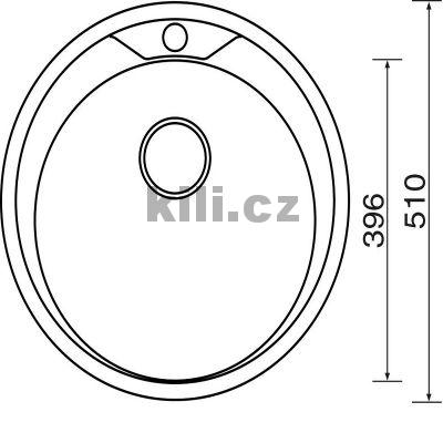 Set d�ez Round 510 3 1/2� nerez matn� + baterie Pronto chrom lesk