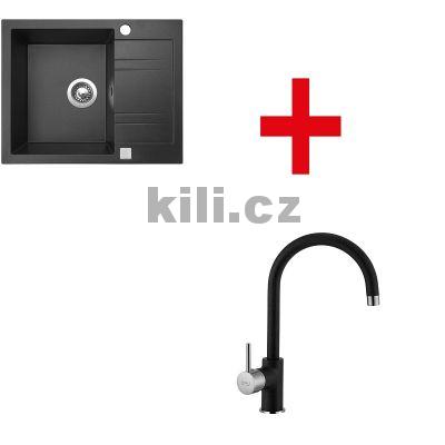 V�ce informac� o v�robku Set d�ez Linea 600 3 1/2� Granblack + baterie Vitalia GR 30