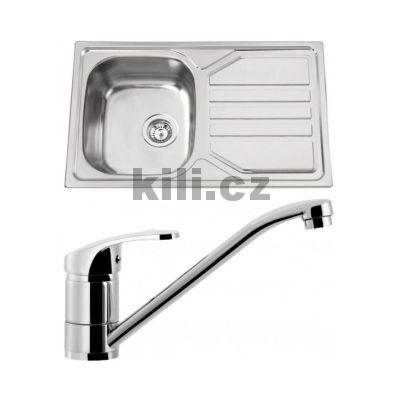 V�ce informac� o v�robku Set d�ez Okio 800 V, 3 1/2� nerez matn� + baterie Pronto, chrom leskl�