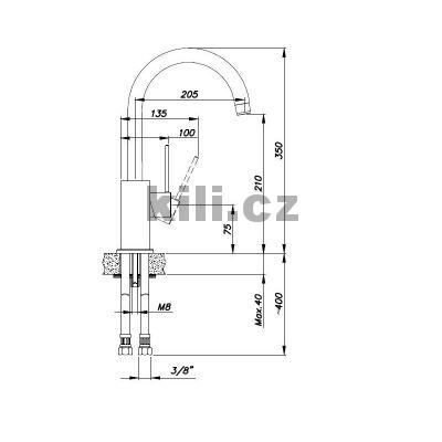 Set d�ez Classic 400 3 1/2� Metalblack + baterie Vitalia GR Metalblack