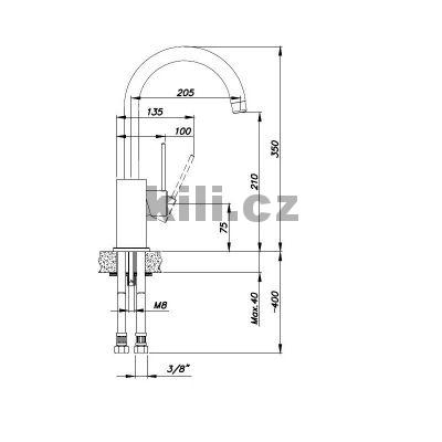 Set d�ez LINEA 600 N 3 1/2" Truffle + baterie VITALIA GR Truffle