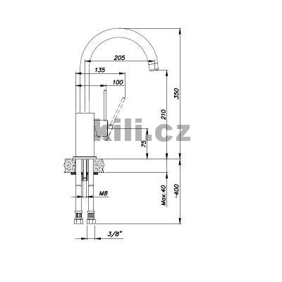 Set d�ez LINEA 780 N 3 1/2" Truffle + baterie VITALIA Truffle