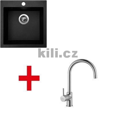 V�ce informac� o v�robku Set d�ez VIVA 455 3 1/2" Granblack + baterie VITALIA chrom