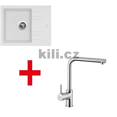 V�ce informac� o v�robku Set d�ez LINEA 600 N  3 1/2" Milk + baterie ELKA chrom lesk