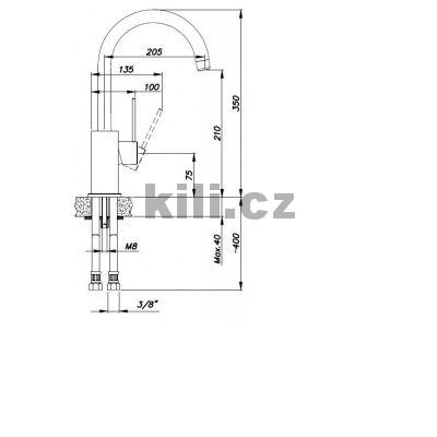 Set d�ez Grande 800, 3 1/2� Metalblack + baterie Vitalia Metalblack