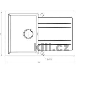 Set d�ez Grande 800, 3 1/2� Metalblack + baterie Vitalia Metalblack