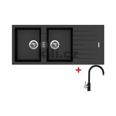 Set d�ez Perfecto 1160 Duo 3 1/2� Metalblack + baterie Vitalia GR