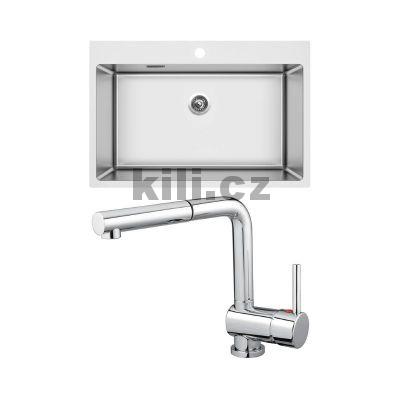 Set d�ez Blocker 760 3 1/2� nerez kart��ovan� + baterie Mix 3 P chrom lesk