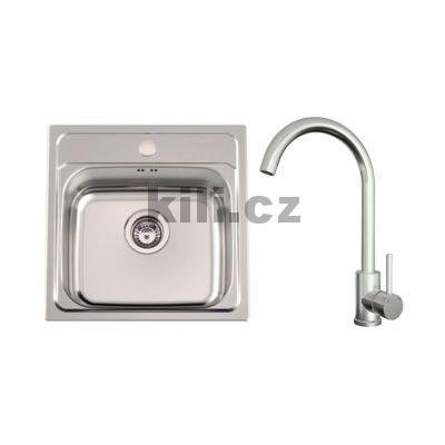 Set d�ez Manaus 480 3 1/2� nerez matn� + baterie Arco celonerezov�