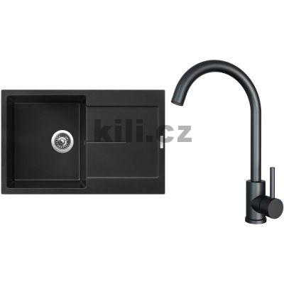 Set d�ez Ultima 790 3 1/2� Pureblack 26 + baterie ARCO �ern� matn�