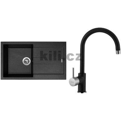 V�ce informac� o v�robku Set d�ez Amanda 860 3 1/2� Metalblack + Vitalia GR  Metalblack