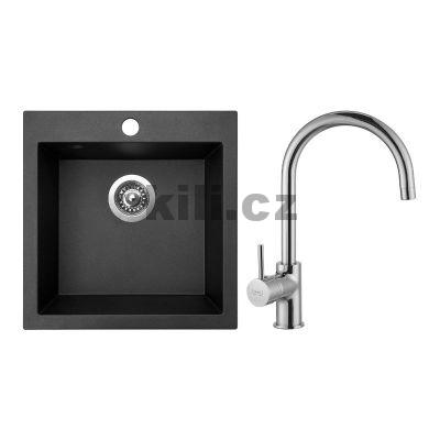 V�ce informac� o v�robku Set d�ez Viva 455 3 1/2" Metalblack + baterie Vitalia Chrom leskl�