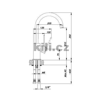 Set d�ez Cube 560 3 1/2� Titanium + baterie Vitalia Titanium
