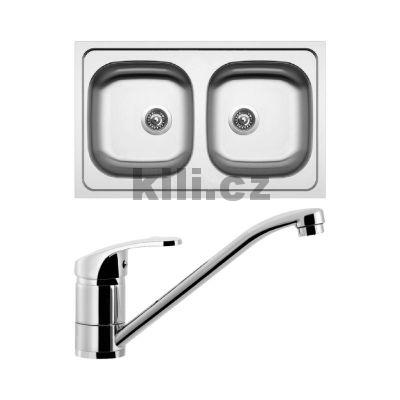 Set d�ez Classic 800 DUO 3 1/2� nerez matn� + baterie Pronto chrom