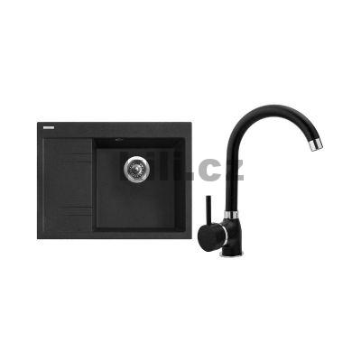 Set d�ez Rim 650 P 3 1/2� Granblack + baterie Polo Granblack