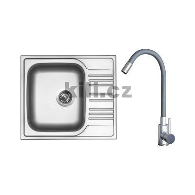 Set d�ez Star 580, 3 1/2� nerez matn� + baterie Elasta nerez/�ed�