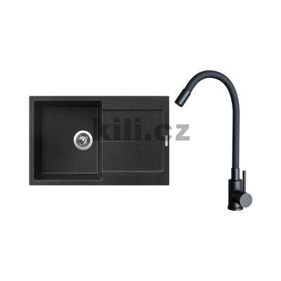 Set d�ez Ultima 790 3 1/2� Granblack 30 + baterie Elasta �ern� mat